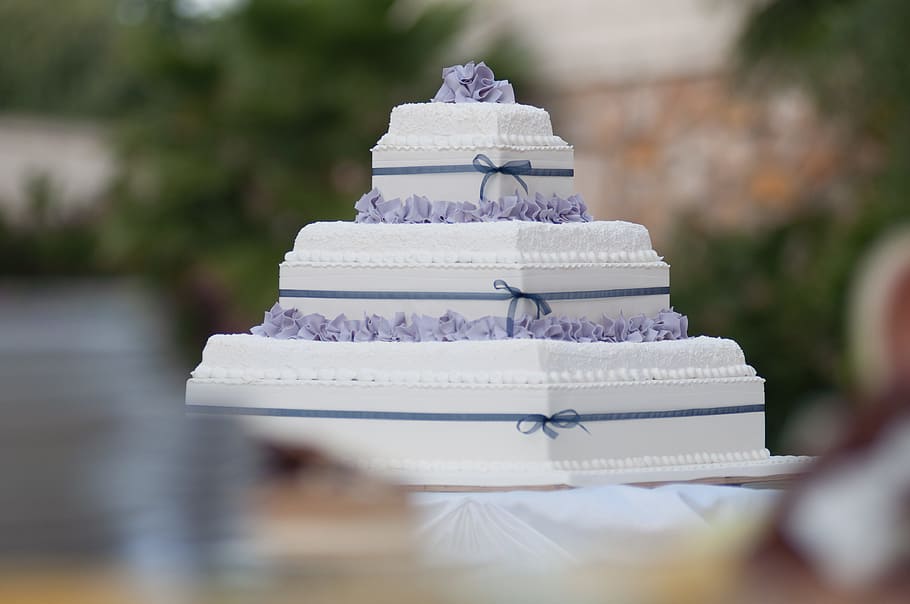 Cake, Wedding, Sweets, buddhism, stack, selective focus, day HD wallpaper