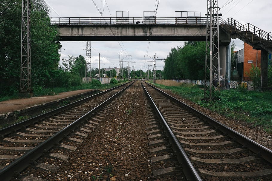 Industrial railway, industry, railroad Track, transportation HD wallpaper