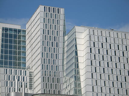 Building, Front, Window, Facade, Offices, front window, skyscraper HD wallpaper