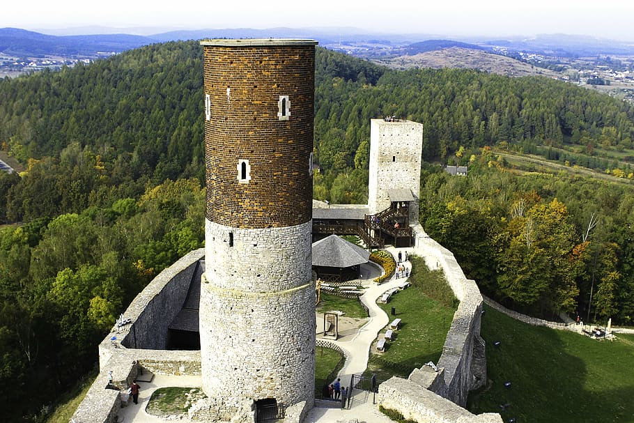 checiny, castle, castle checiny, monument, chęciny castle HD wallpaper