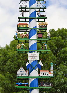 Maypole, May, 1, Set Up, 1 may, maypole set up, tradition, customs HD wallpaper