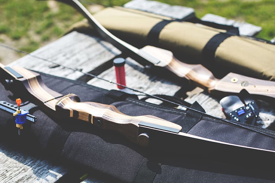 industry, arrow, table, technology, archery, daylight, equipment HD wallpaper