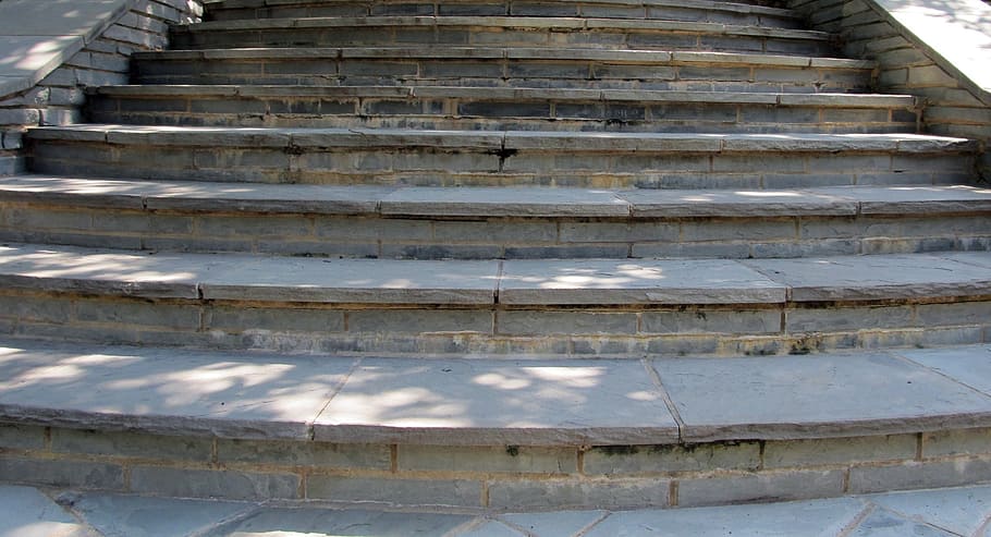 stone steps, stairway, staircase, path, upward, architecture HD wallpaper