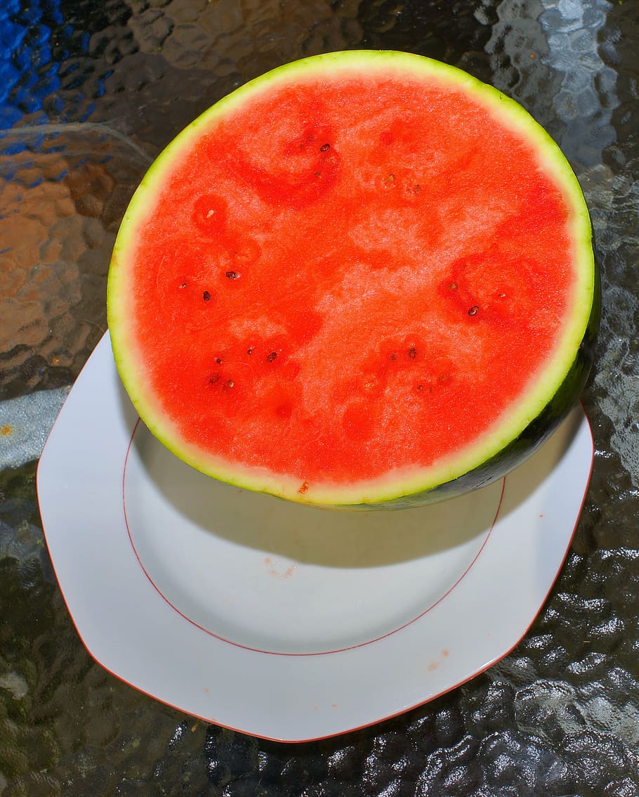 fruit, melon, watermelon, nature, eat, colorful, exotic, surface HD wallpaper