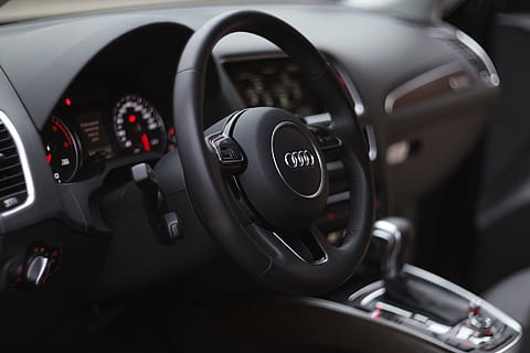 Audi vehicle steering wheel, auto, dashboard, car, vehicle interior HD wallpaper
