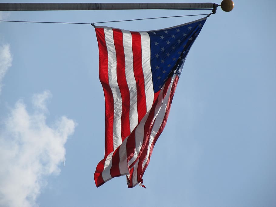 Free download | HD wallpaper: american flag, flying, stars and stripes ...