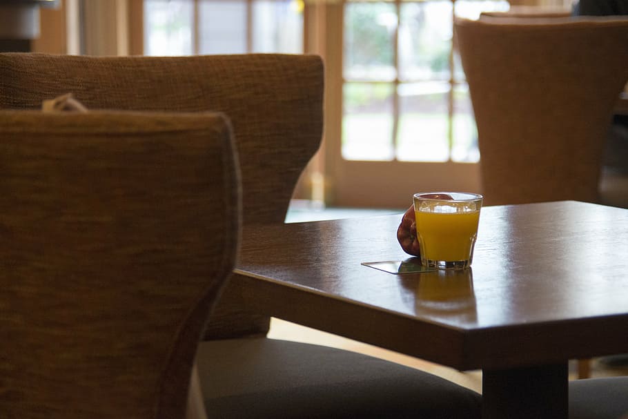 breakfast, table, hotel, morning, orange juice, business, drink HD wallpaper