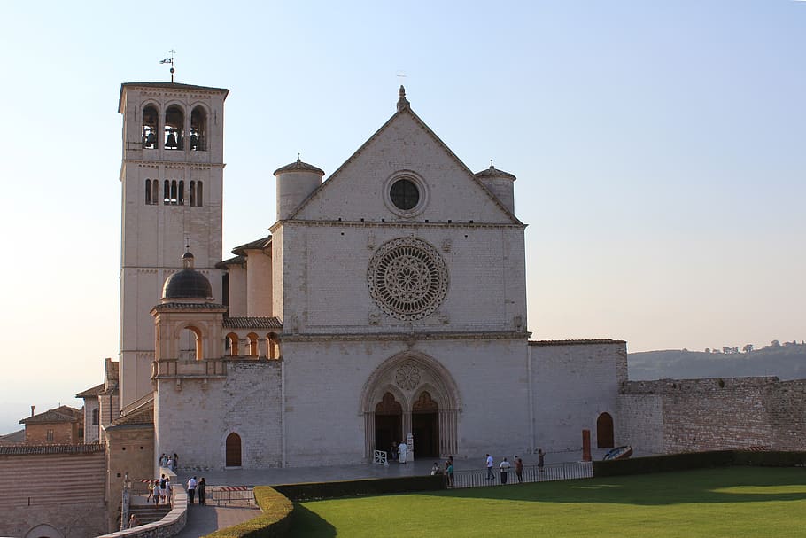 assisi, basilica, st francis, built structure, architecture HD wallpaper