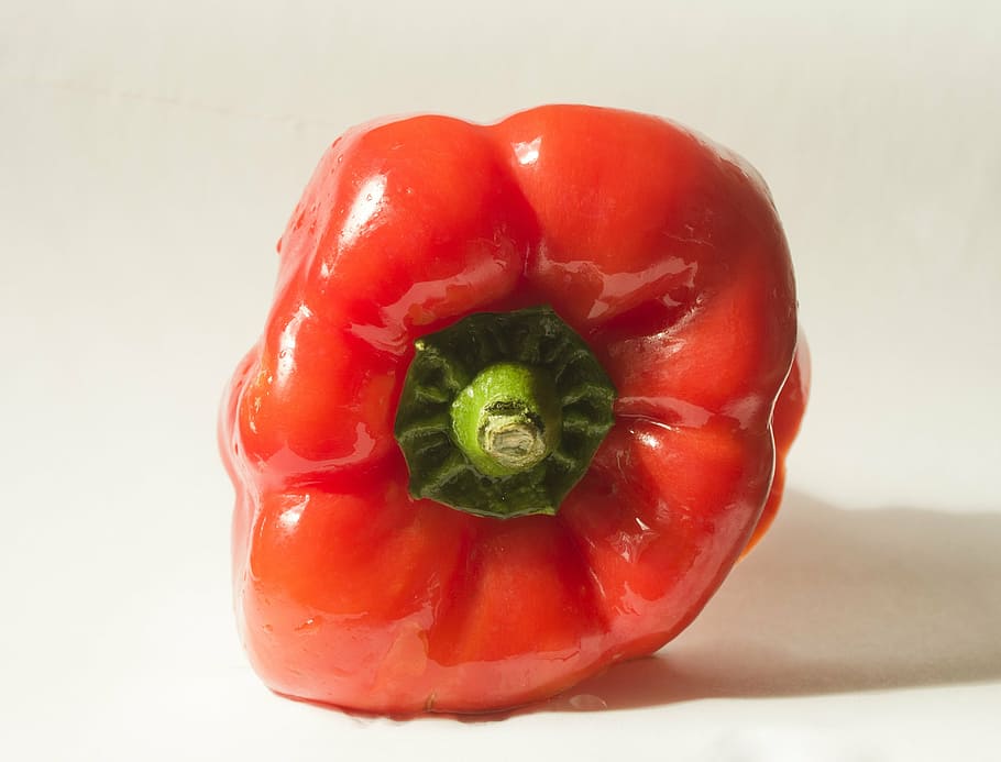 red pepper, vegetable, market, food, healthy, vegetables, nature HD wallpaper