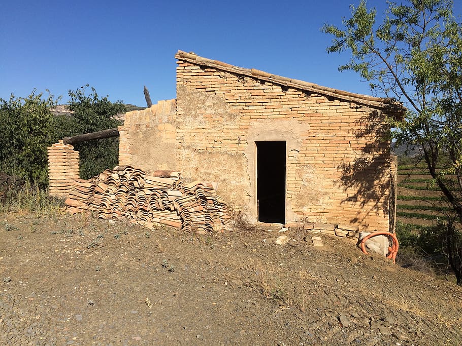 vineyard, spain, cottage, architecture, built structure, building exterior HD wallpaper