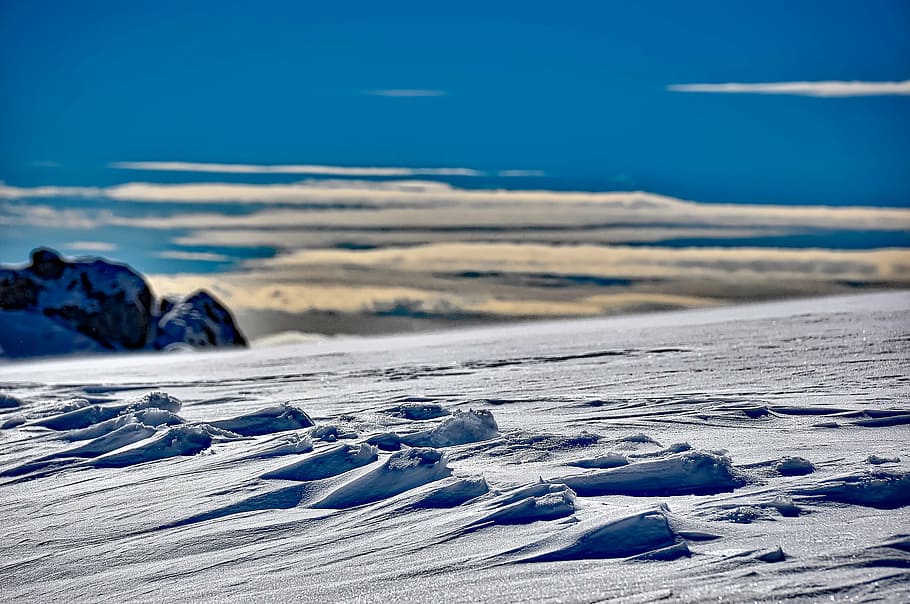 austria, landscape, winter, snow, sky, clouds, mountains, outside HD wallpaper