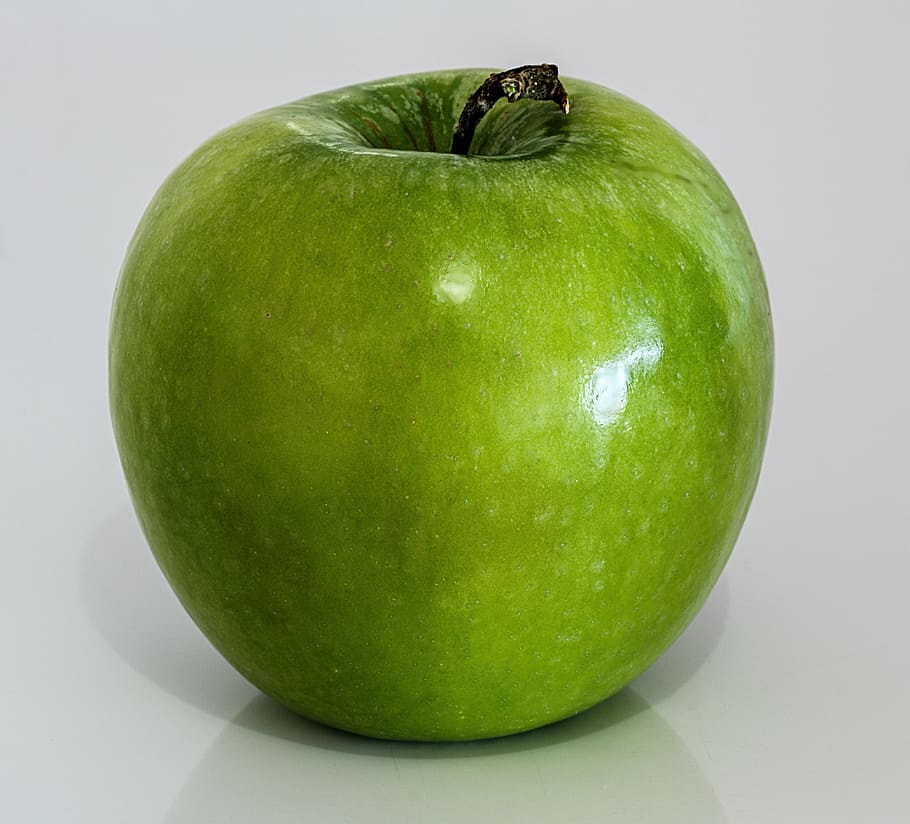 green apple fruit, healthy, fresh, juicy, food, freshness, apple - Fruit HD wallpaper