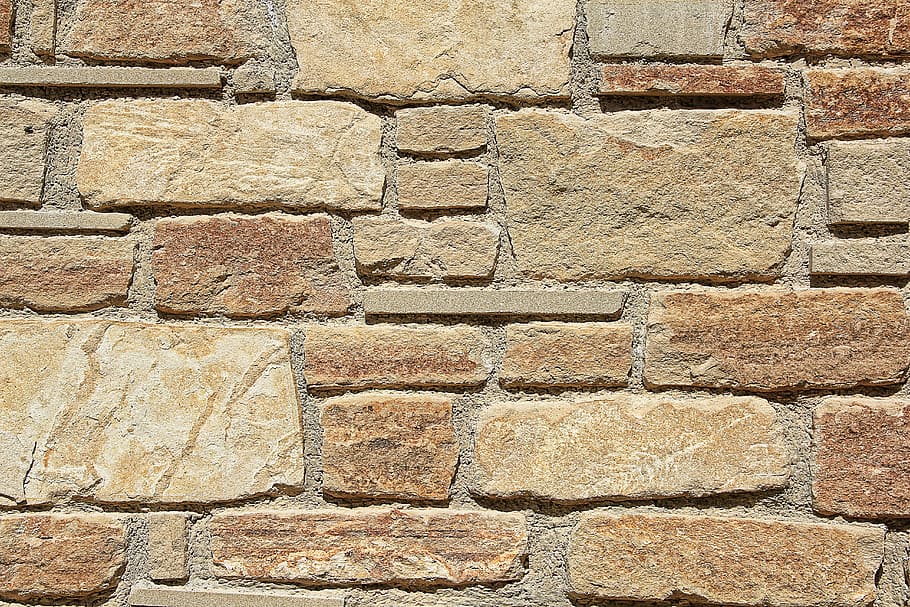 brown brick wall, texture, stone, structure, background, grey HD wallpaper