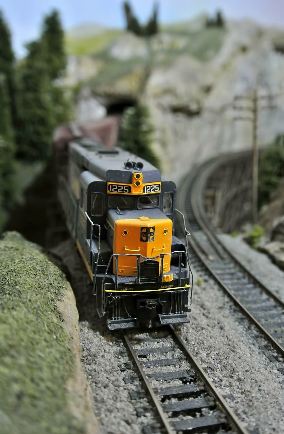 macro, miniature, scale model, train, transportation, travel HD wallpaper