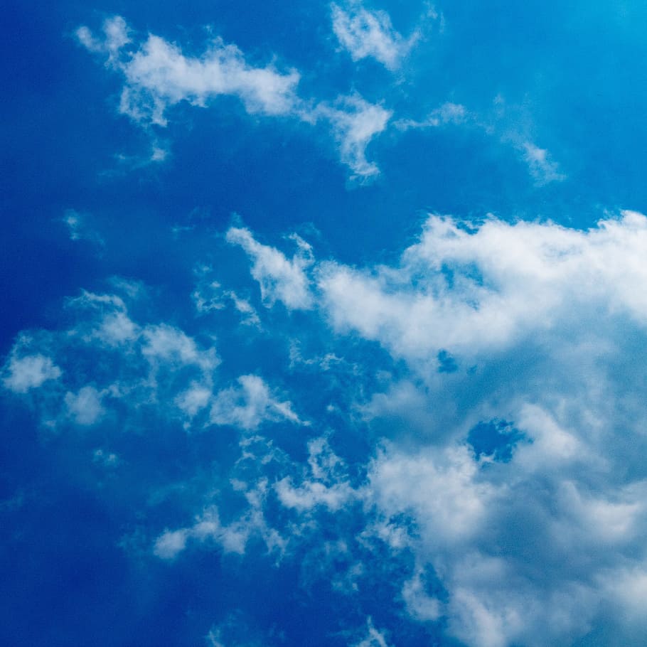 Cloud, Blue, Sky, Nature, Cloudscape, day, clear, environment HD wallpaper