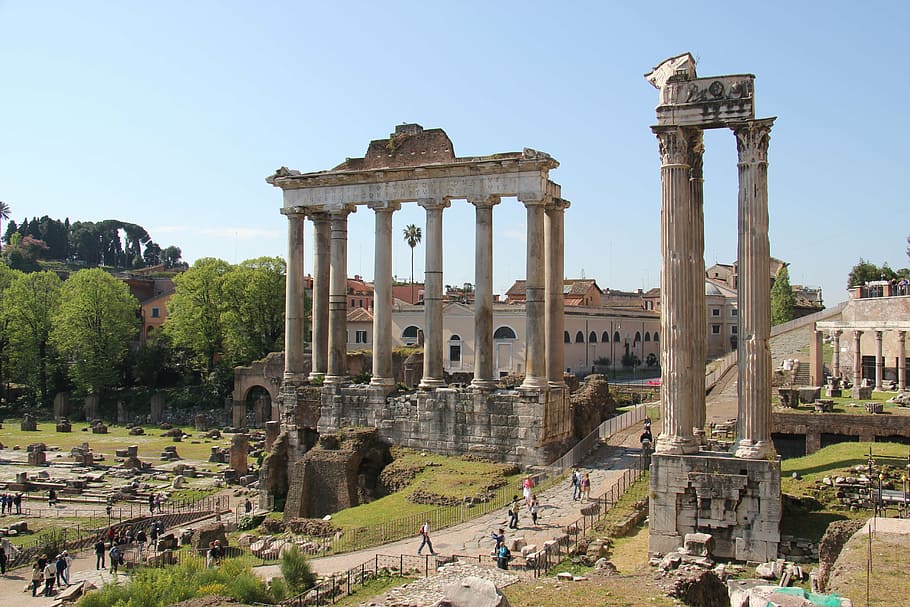rome, forum, trajanum, architecture, history, the past, built structure HD wallpaper