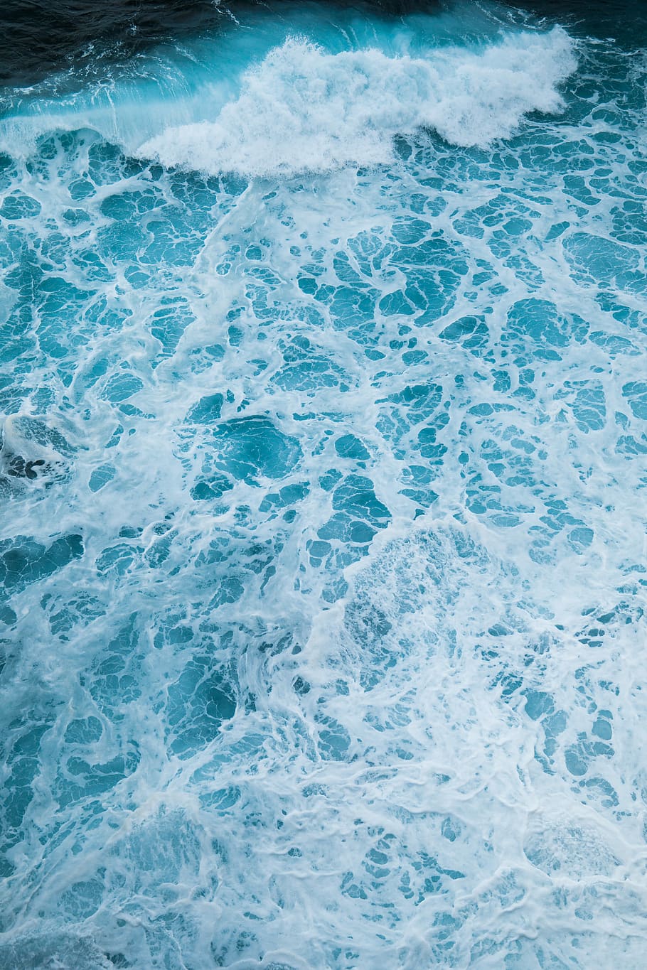 body of water at daytime, ocean waves, mist, foam, sea, sport HD wallpaper