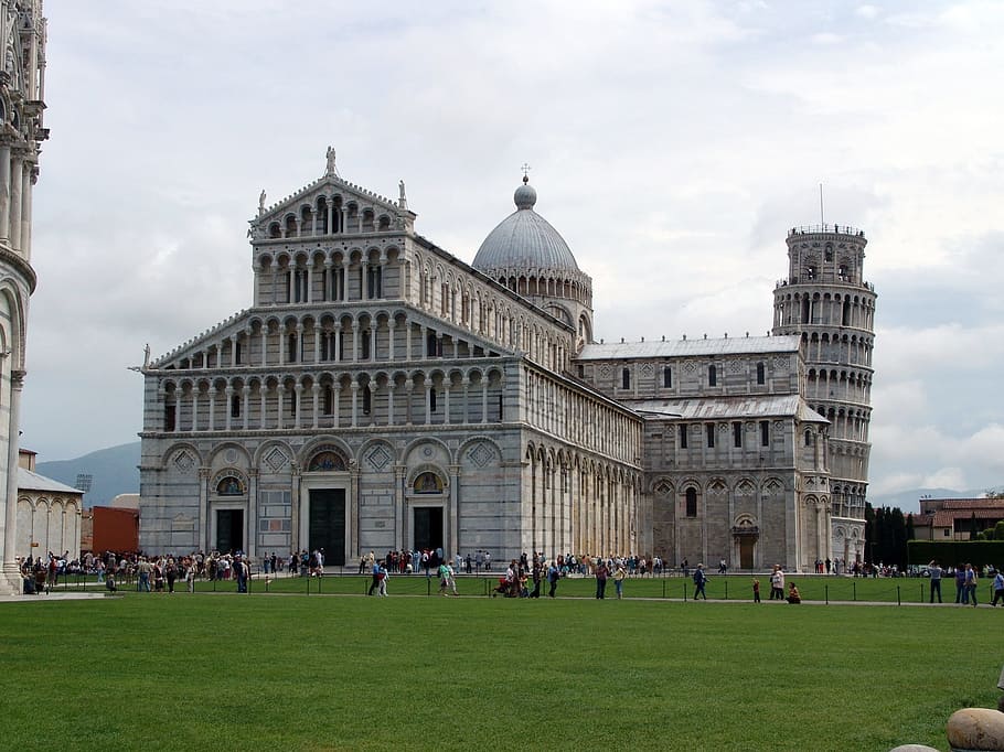 italy, leaning tower, pisa, building, architecture, places of interest, HD wallpaper