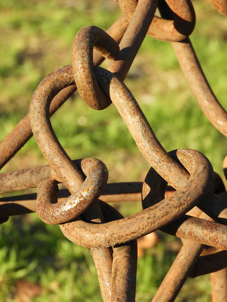 links, chain, rusty, metal, chainlink, steel, iron, closeup HD wallpaper