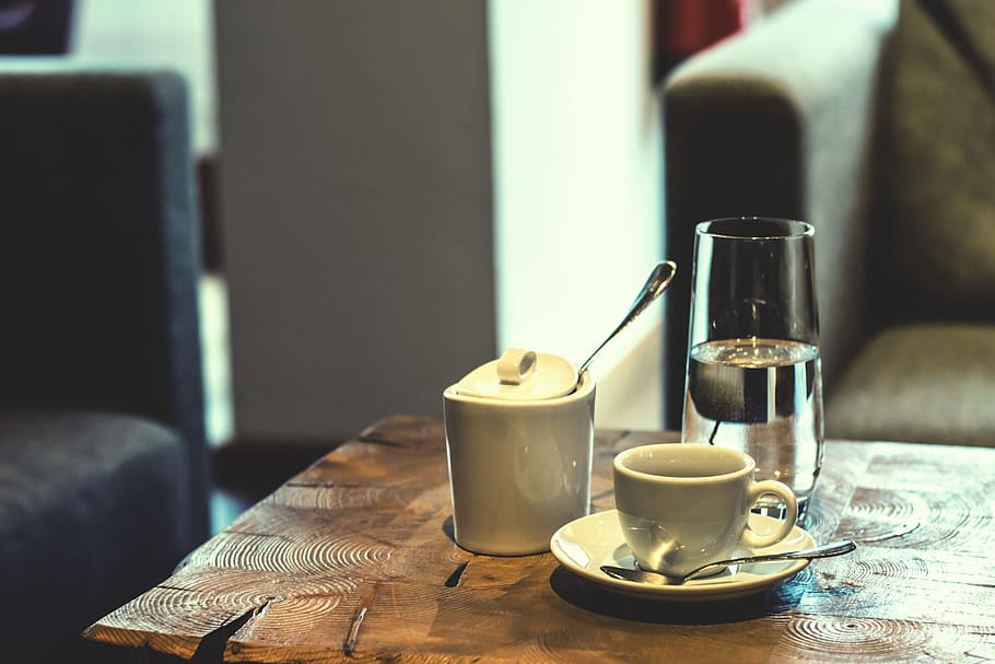 restaurant, caffeine, coffee, cup, bar, bar cafe, blur, break HD wallpaper