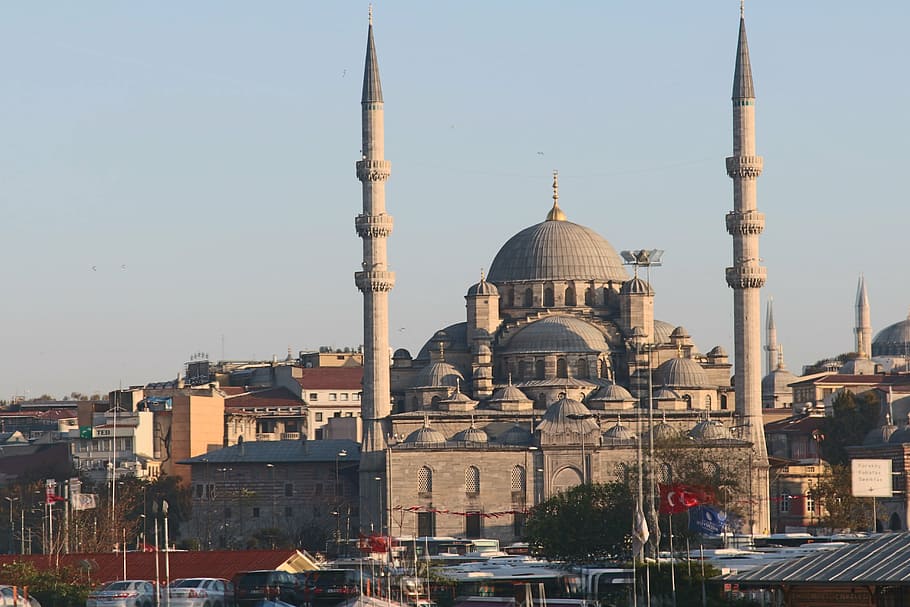 holiday, turkey, haga sofia, minaret, museum, dome, dome building, HD wallpaper