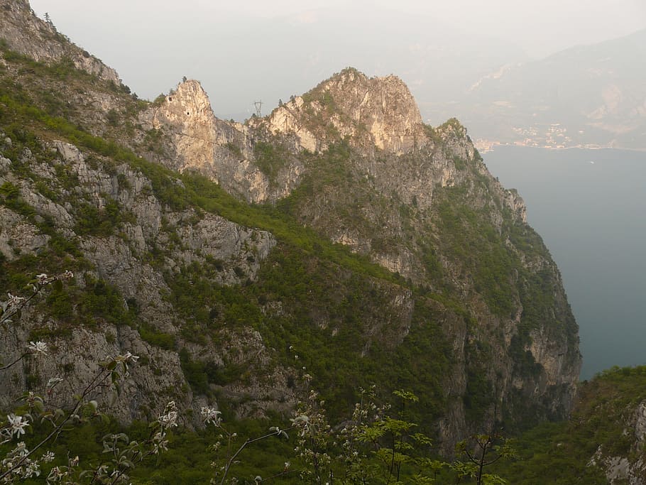 Mountains, Garda, Hiking, Tour, hiking tour, val sperone, monte di riva, HD wallpaper