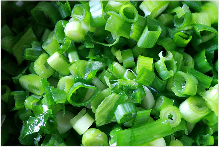Buffet, Spring Onions, Eat, delicious, food, salad, healthy HD wallpaper