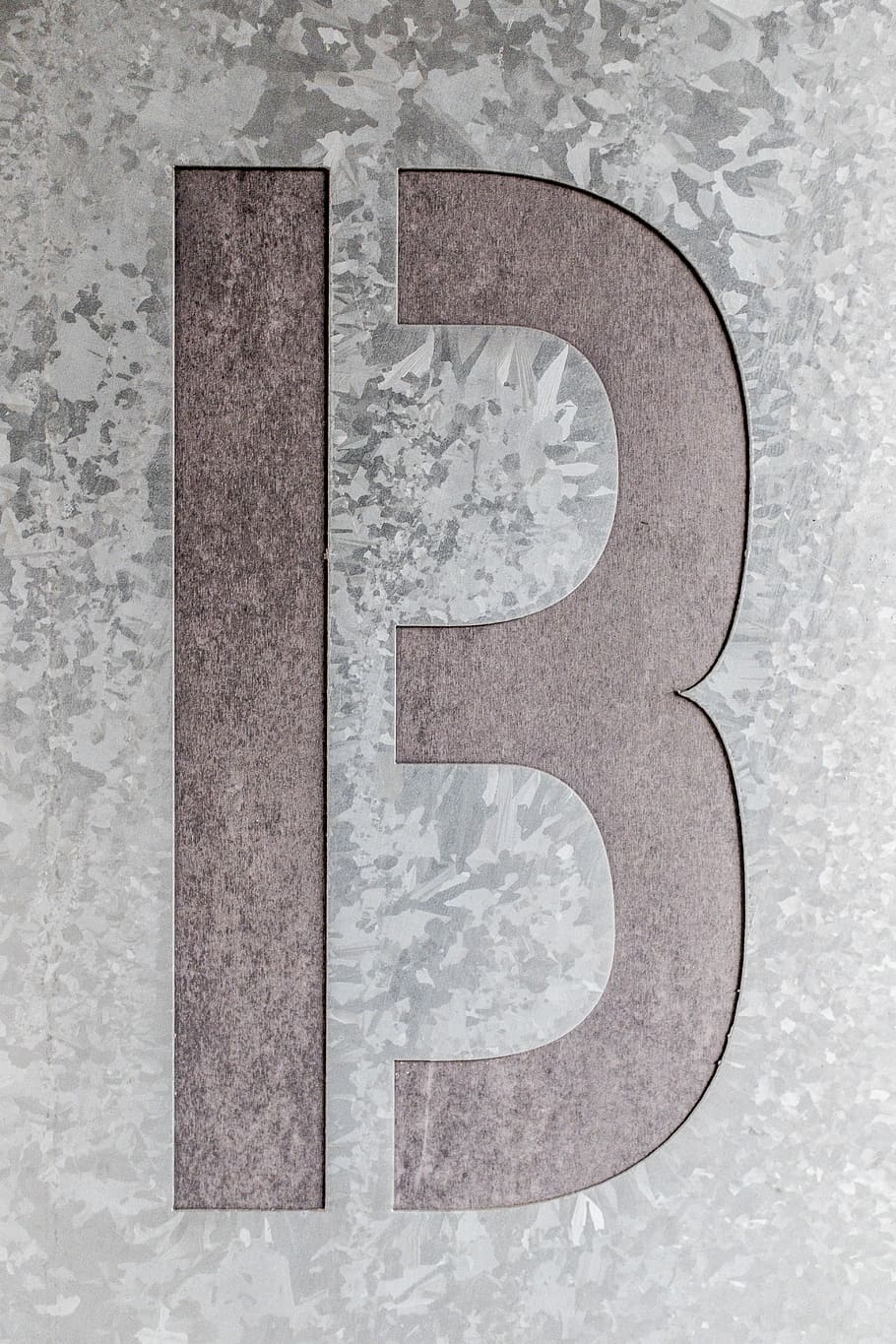 brown and grey letter B artwork, untitled, wall, lettering, typography HD wallpaper