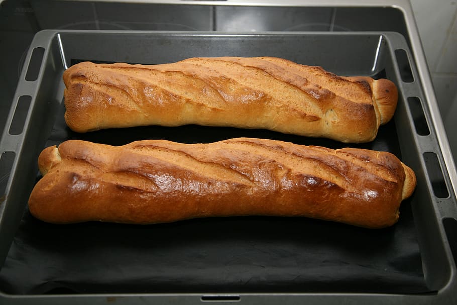 Baguette, Loaf, Bread, rod, food and drink, preparation, freshness HD wallpaper