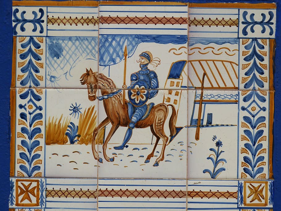 tile, spain, castile, la mancha, image, azuleijo, ceramic, pottery HD wallpaper