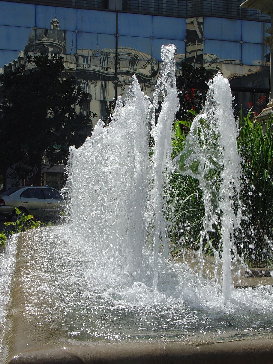 Granada, Water, Source, Spain, fountain, wet, splashing, motion HD wallpaper