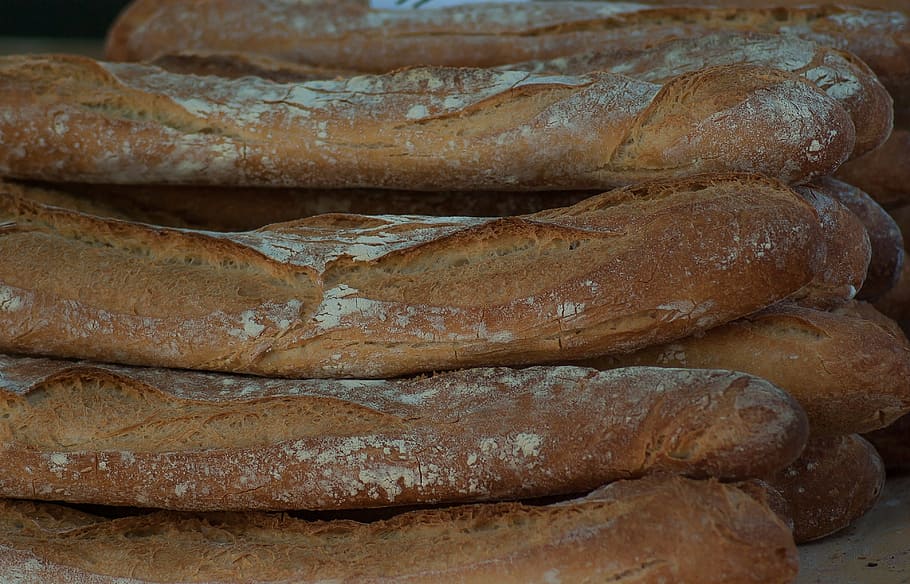 Breads, Chopsticks, Bakery, Flour, boulanger, food, brown, food and drink HD wallpaper
