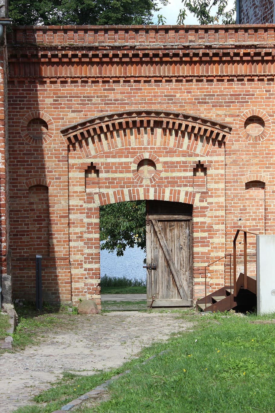 goal, passage, architecture, building, monastery, wall, building Exterior HD wallpaper
