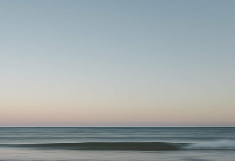 body of water, grey, sky, daytinme, sea, ocean, waves, nature HD wallpaper
