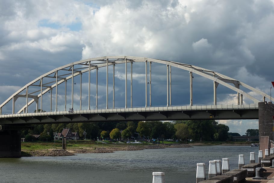 city, bridge, river, built structure, architecture, bridge - man made structure HD wallpaper