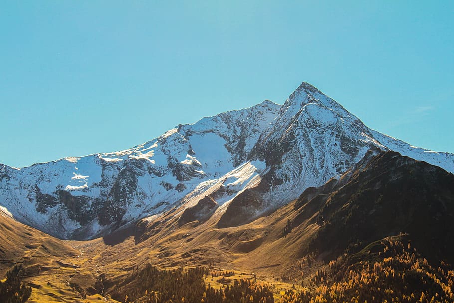 mountain, snow, nature, panorama, landscape, cold temperature HD wallpaper