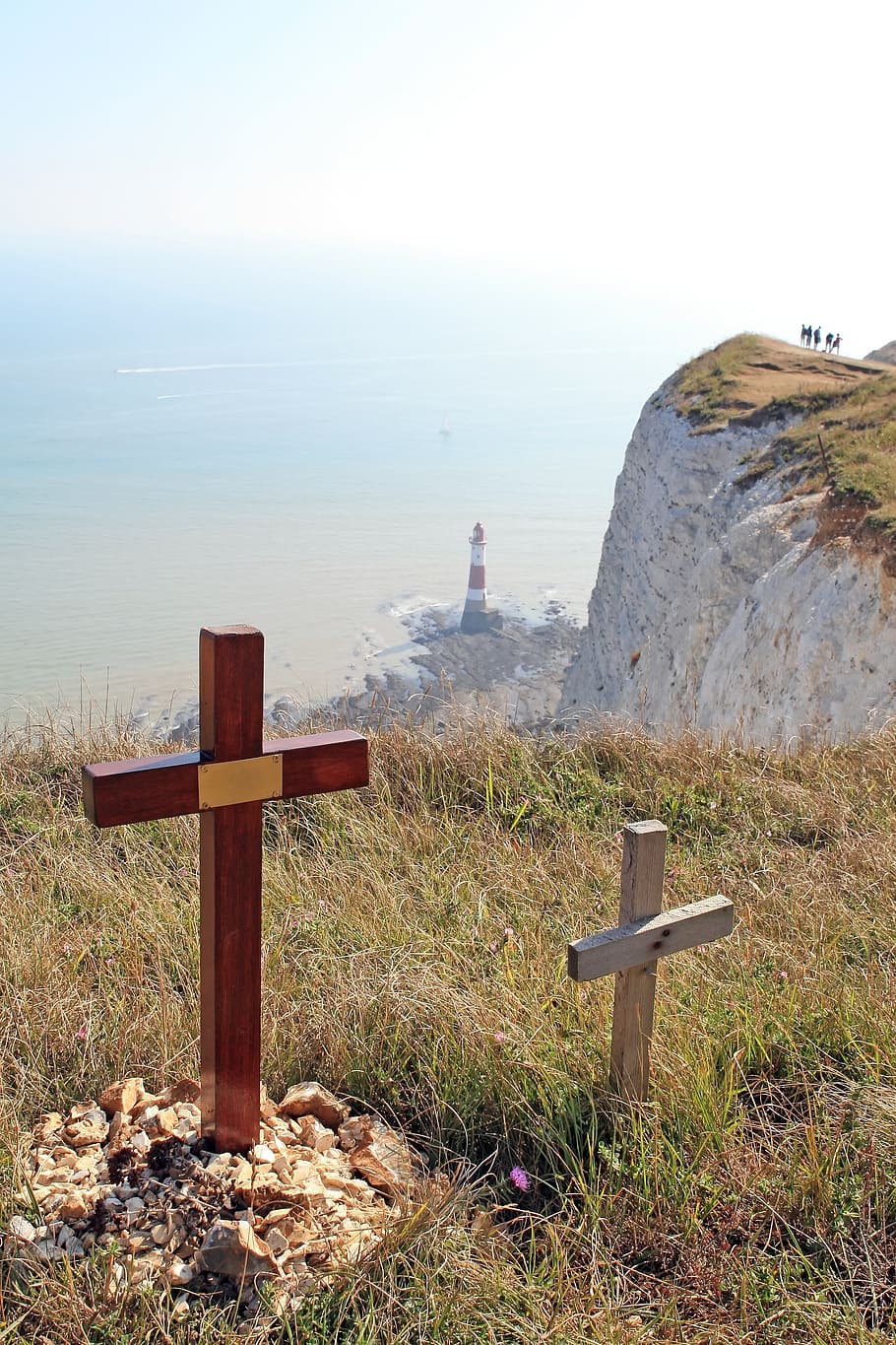 beach, beachy, beachyhead, blue, britain, british, chalk, cliff HD wallpaper