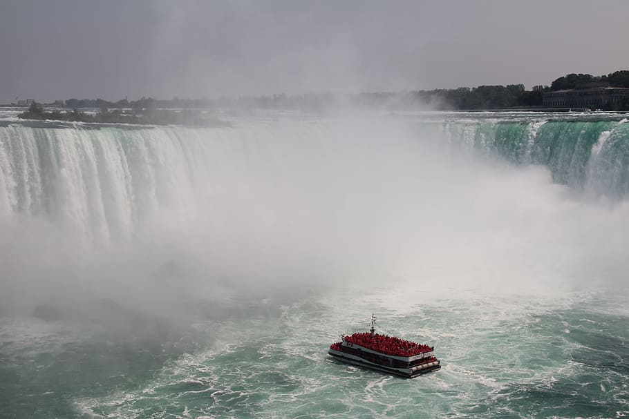 niagara, river, waterfall, falls, ontario, mist, horseshoe HD wallpaper