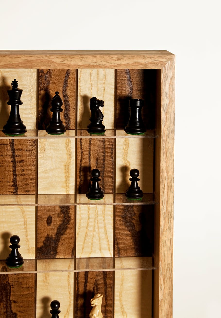 Desktop Wallpapers Chess Wooden Closeup 3840x2160