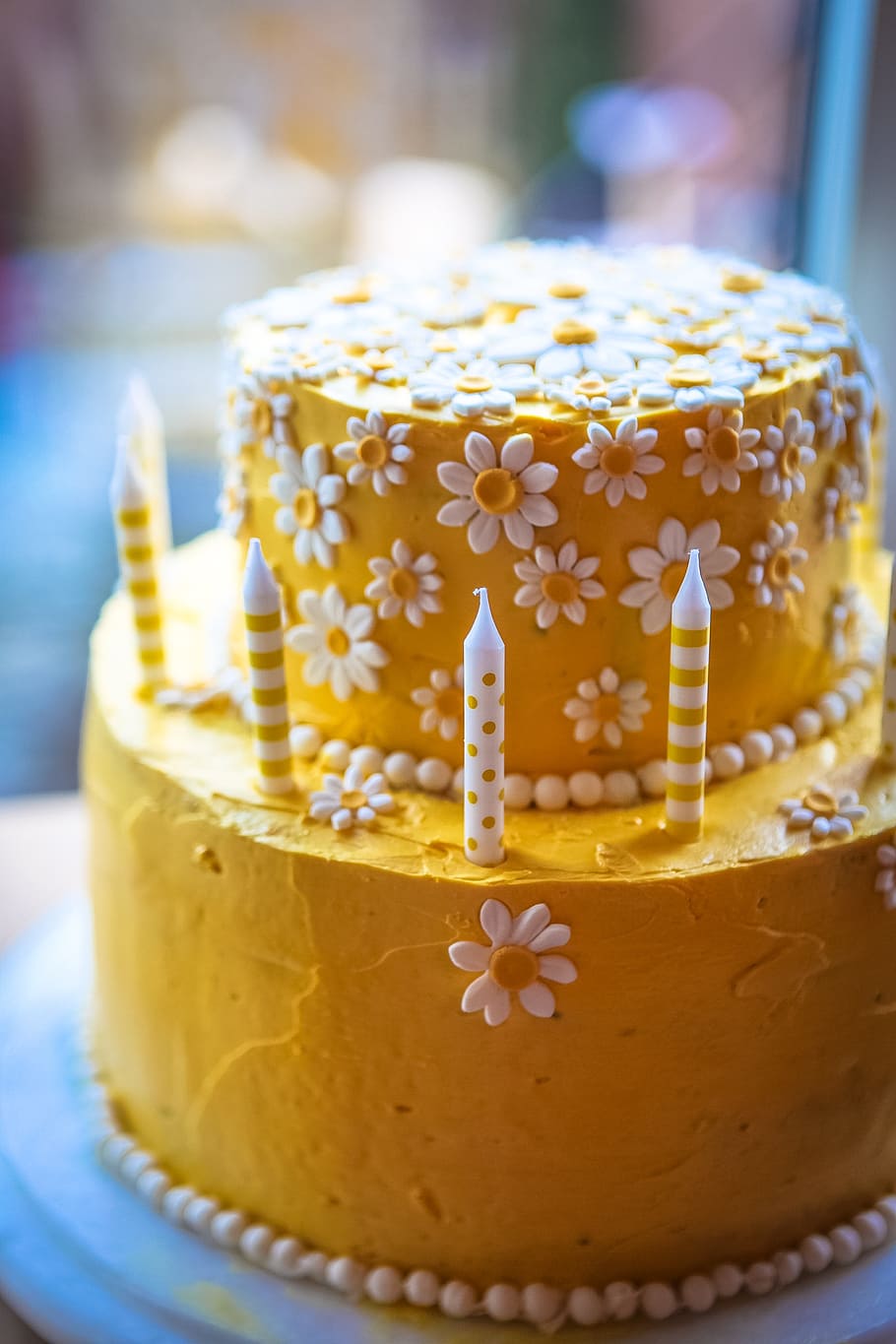 Fake Rosette Cake. Lemon Yellow Faux Cake. Approx. 9w X - Etsy | Beautiful  birthday cakes, Rosette cake, Valentines day cakes