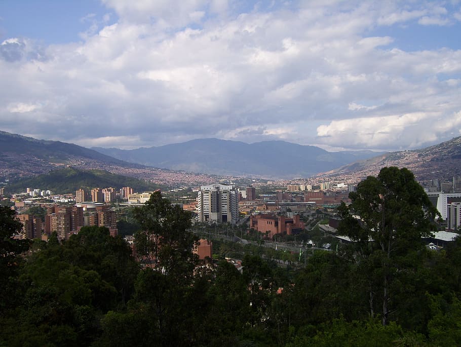 medellín, colombia, pueblito paisa, architecture, skyline, HD wallpaper