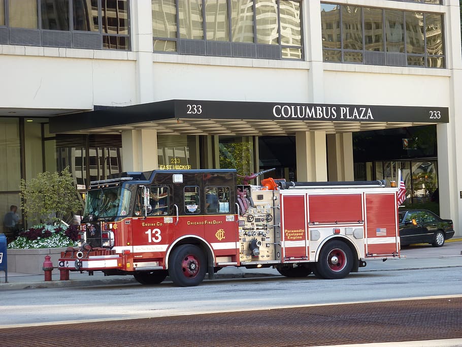 Fire, Delete, Protection, Rescue, red, chicago, illinois, autos HD wallpaper