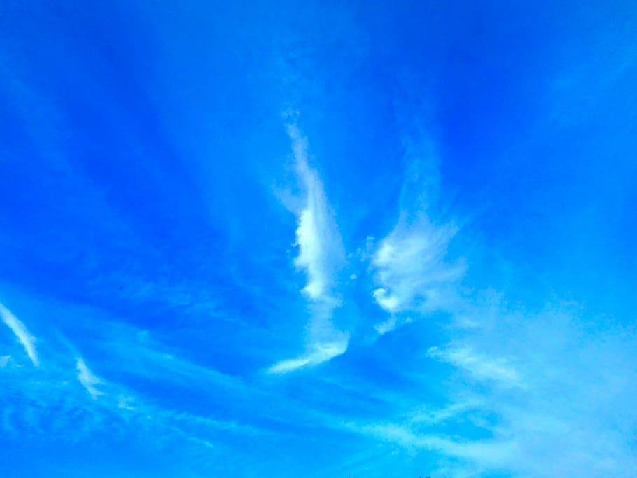 blue sky, Himmel, Cloud, Evening, the evening sky, angel wings HD wallpaper