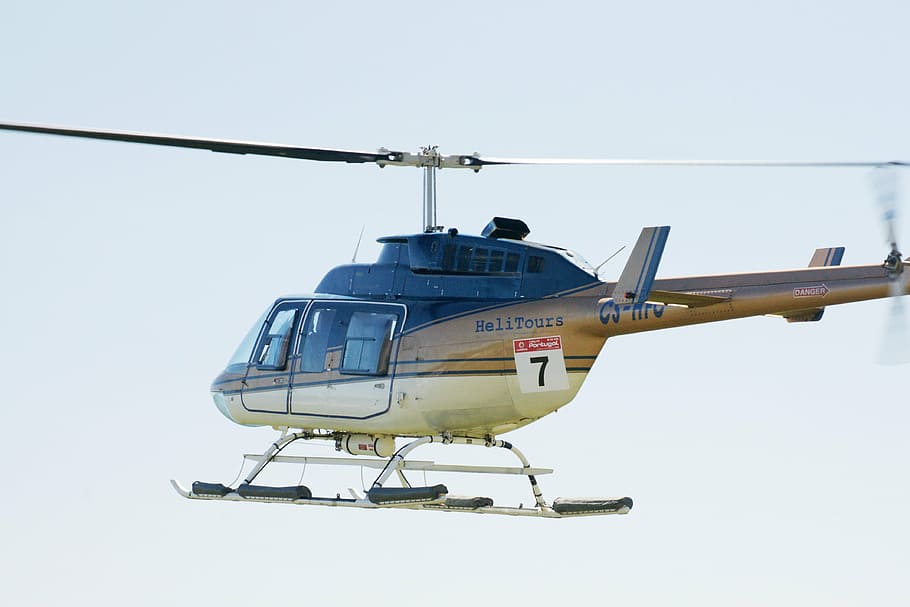 helicopter, security, flight, rotors, air vehicle, transportation HD wallpaper