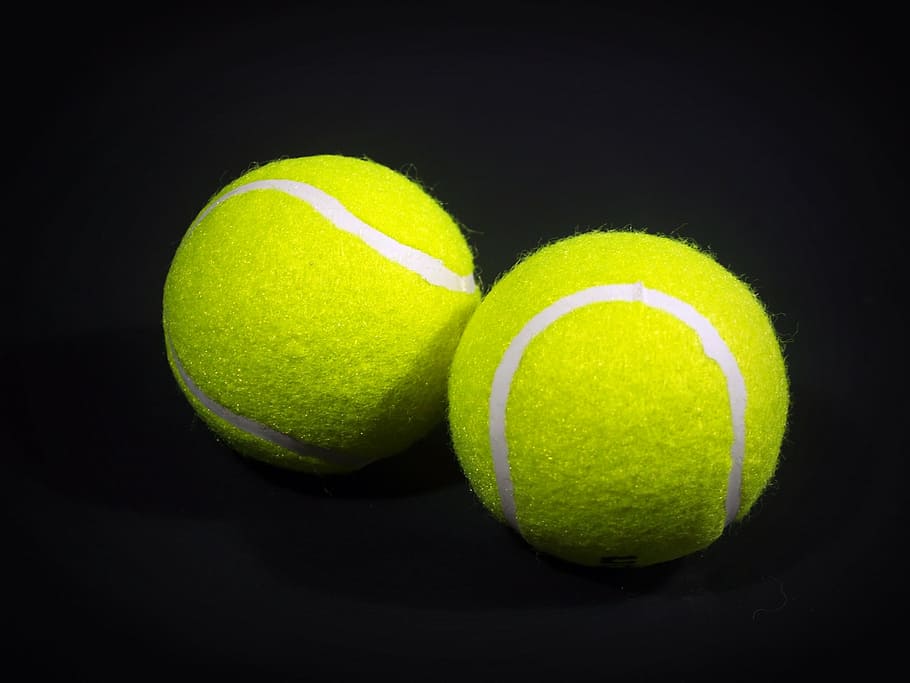 green tennis balls, white, shadow, object, background, closeup HD wallpaper