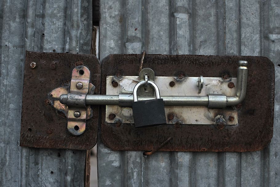 old, lock, metal, vintage, rustic, grunge, rusty, antique, rough HD wallpaper