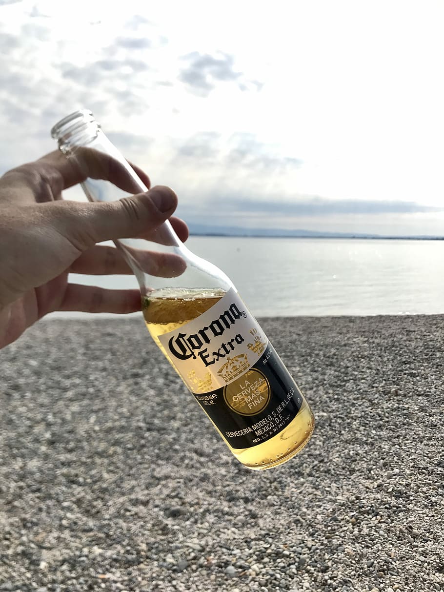 Beer, Corona Extra, Beach, Lake, lago di garda, holidays, desenzano