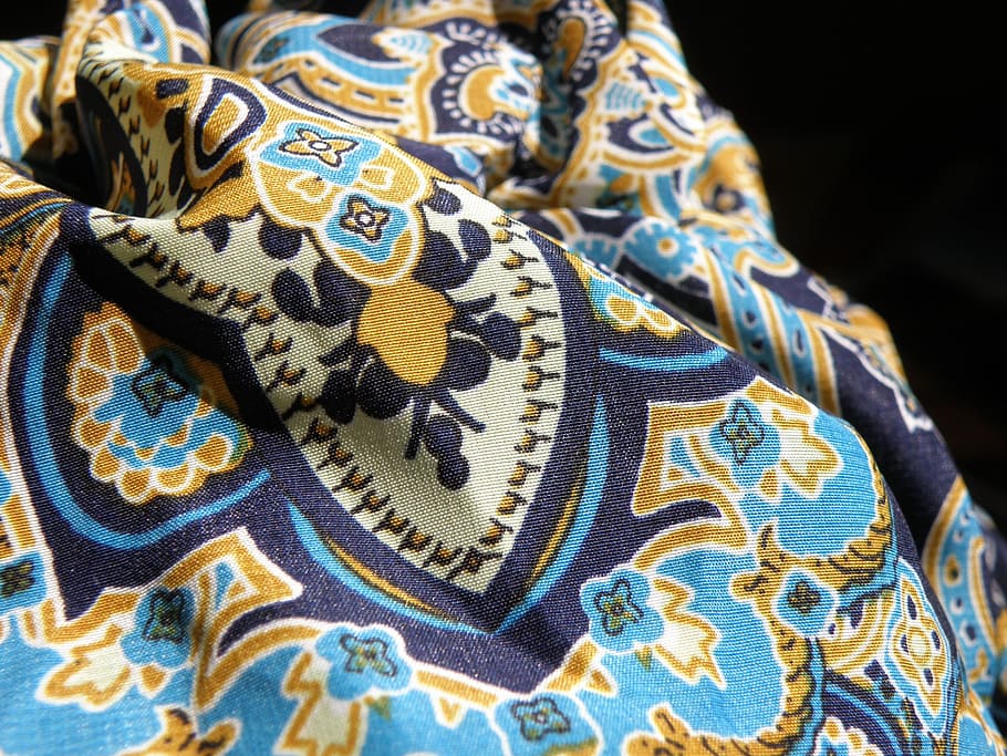 Pattern, Material, Substance, the substance, blue, ornament HD wallpaper