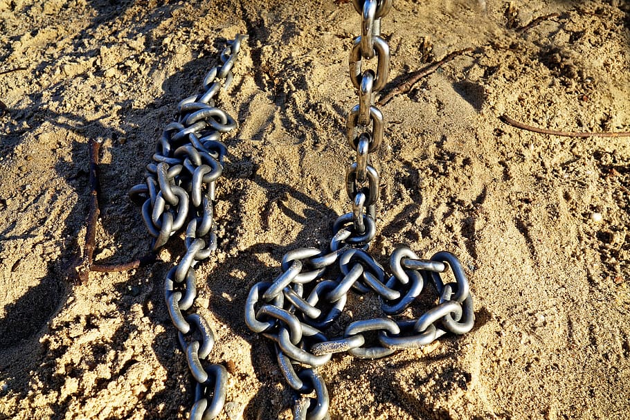 HD wallpaper: chain, link, connection, attachment, security, steel