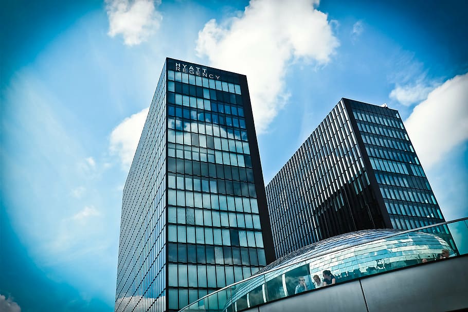 architecture, skyscraper, building, city, glass facades, modern HD wallpaper